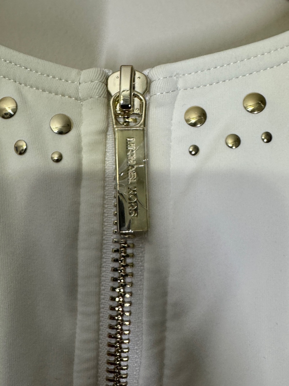 Michael Kors White Glam Deco Rashguard Surf Suit One-Piece Swimsuit 6 - Picture 7 of 8